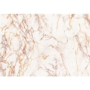 DC Fix Self Adhesive Film - 26-in x 78-in- Marble Brown