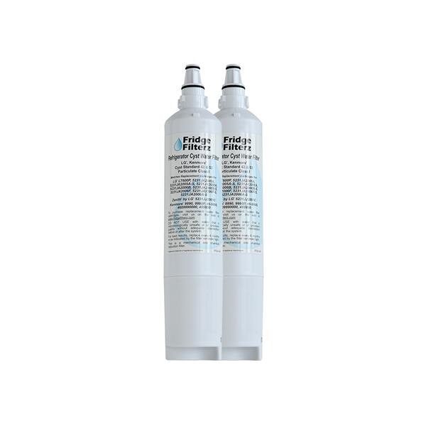 FridgeFilterz Refrigerator Water Filter for LG & Kenmore (2 Pack)