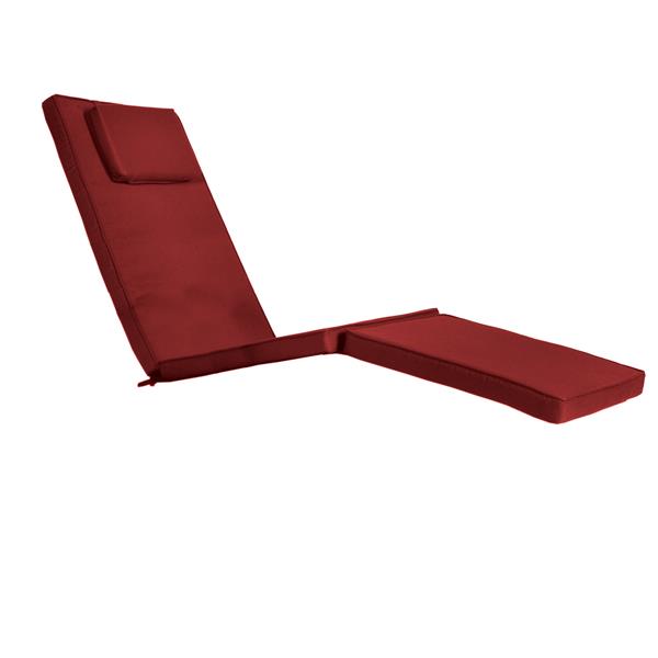 ALL THINGS CEDAR Coussin pour chaise longue inclinable, Rouge TC53