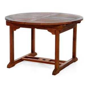 Ensemble de 4 chaises et table extensible, Coussin rouge