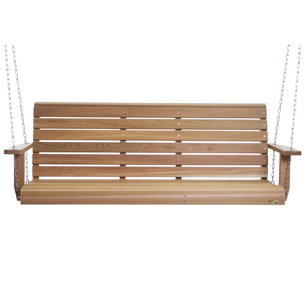 Balançoire design en bois pour intérieur SWG-0057