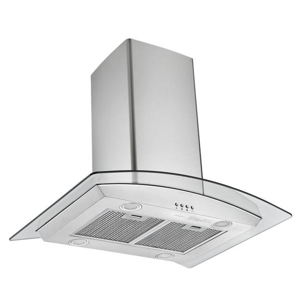 Ancona 30-in 620 CFM Island Range Hood (Stainless Steel)