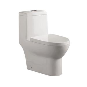 Toilette monobloc Arielle en céramique blanche