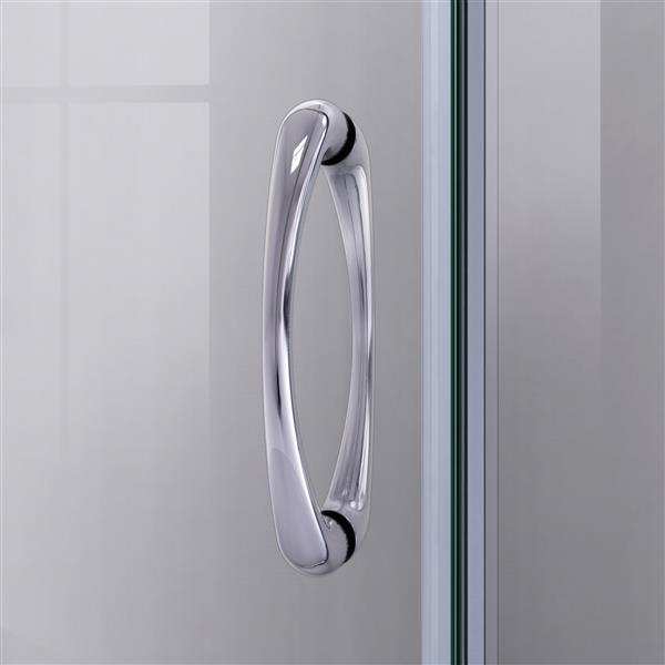 DreamLine Prime Sliding Shower Enclosure - 38-in - Acrylic - White