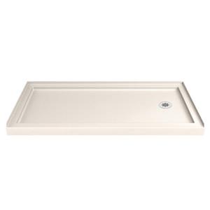Base de douche SlimLine, 36 po x 60 po X 2,75 po, acrylique, beige