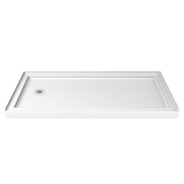 DreamLine SlimLine 32-in x 60-in White Acrylic Shower Base