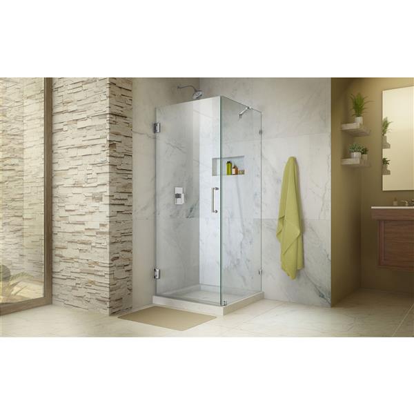 DreamLine Unidoor Lux Shower Door - 30.38-in x -in - Chrome