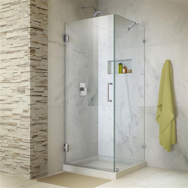 DreamLine Unidoor Lux Shower Door - 30.38-in x -in - Chrome