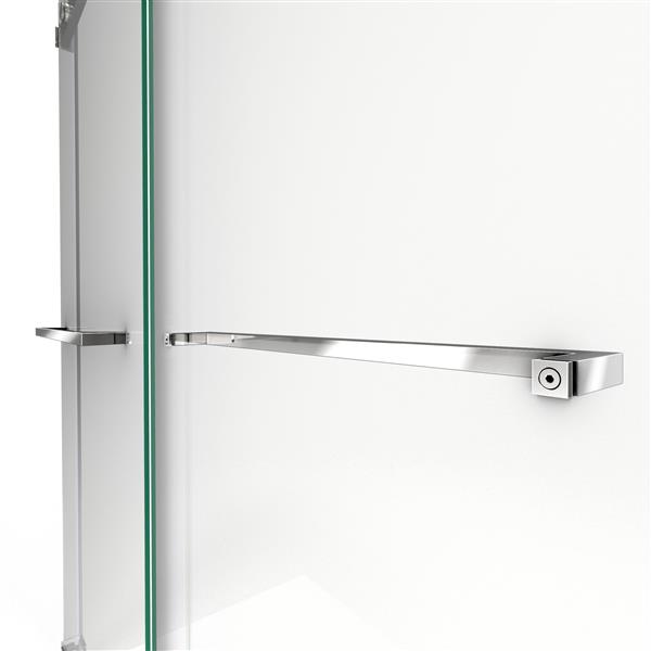 Porte de douche coulissante Essence, 48 po x 76 po, chrome