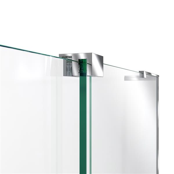 DreamLine Mirage-X Sliding Shower Door - 60-in - Nickel