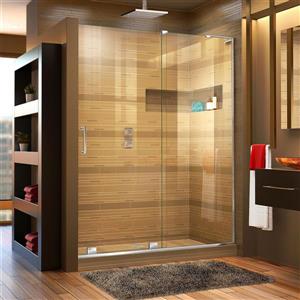 DreamLine Mirage-X Sliding Shower Door - 60-in - Chrome