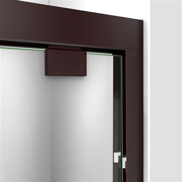 DreamLine Encore Sliding Shower Door - 60-in x 76-in - Bronze