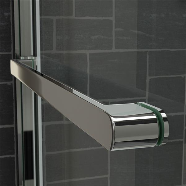 DreamLine Cavalier Shower Door - 60-in x 77.38-in - Stainless steel