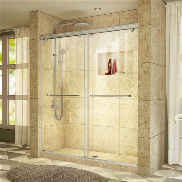 Dreamline Charisma Sliding Shower Door 48 X 76 Nickel Shdr