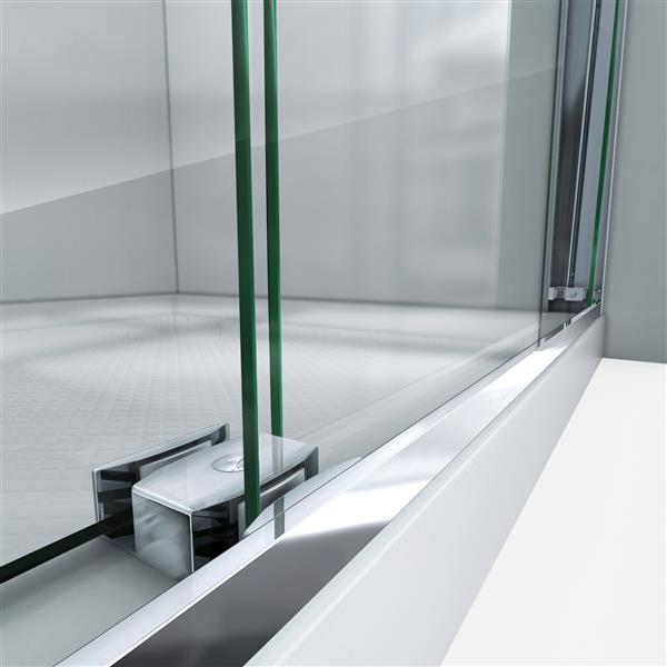Dreamline Essence H Shower Door 60 X 60 Glass Nickel Shdr