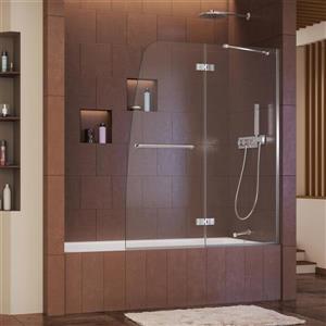 DreamLine Aqua Ultra Shower Door - 48-in x 58-in - Glass - Chrome