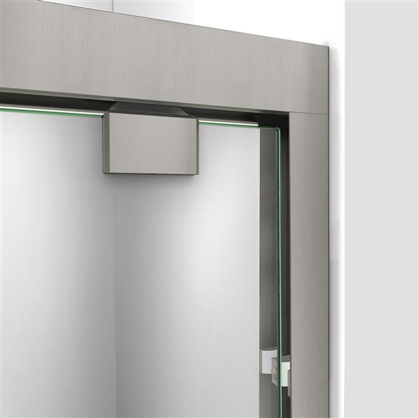 DreamLine Encore 56-60 po W Porte de baignoire - Nickel