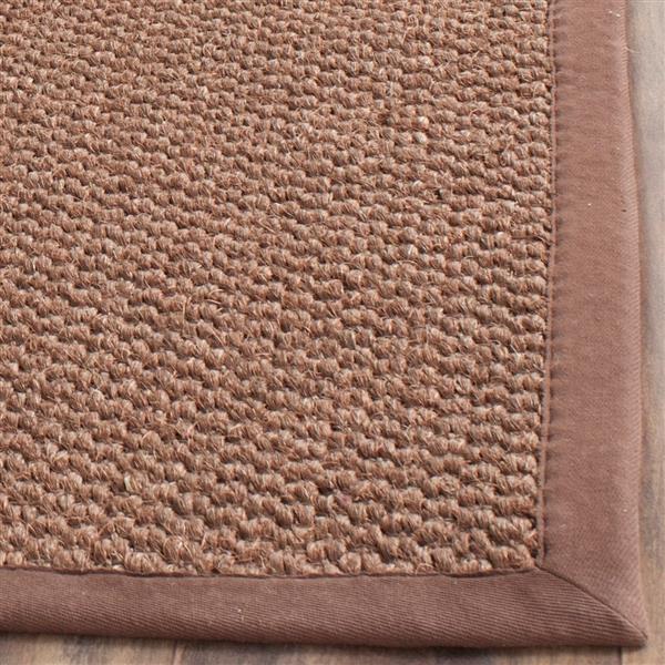 Safavieh Natural Fiber Solid Rug - 3-ft x 5-ft - Chocolate