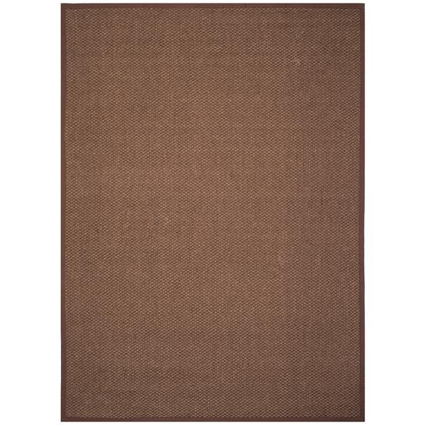 Safavieh Natural Fiber Solid Rug - 8-ft x 11-ft - Chocolate