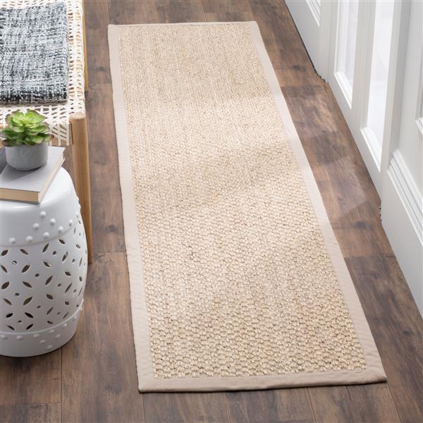 Safavieh Natural Fiber Solid Rug - 2-ft x 6-ft - Marble