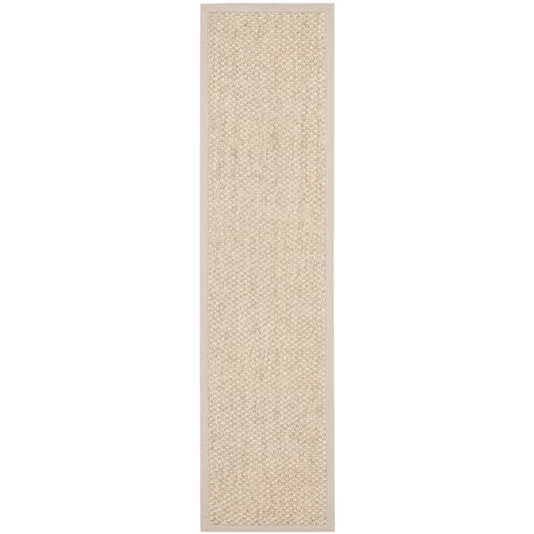 Safavieh Natural Fiber Solid Rug - 2-ft x 6-ft - Marble