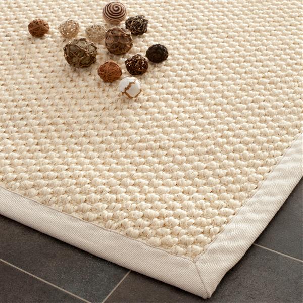 Safavieh Natural Fiber Solid Rug - 8-ft x 11-ft - Creme