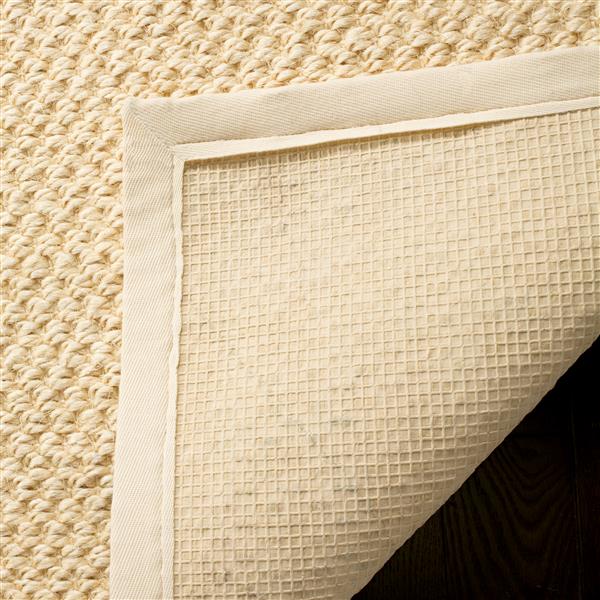 Safavieh Natural Fiber Solid Rug - 8-ft x 11-ft - Creme