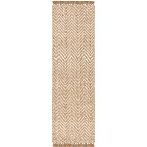 Safavieh Natural Fiber Solid Rug - 2-ft x 8-ft - Bleach/Natural