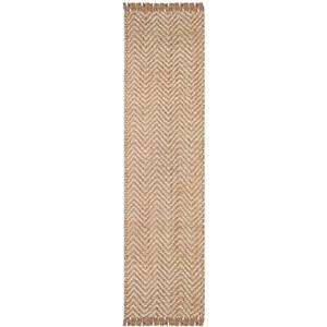 Safavieh Natural Fiber Solid Rug - 2-ft x 10-ft - Bleach/Natural