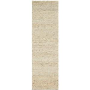 Safavieh Natural Fiber Solid Rug - 2-ft x 8-ft - Natural/Green