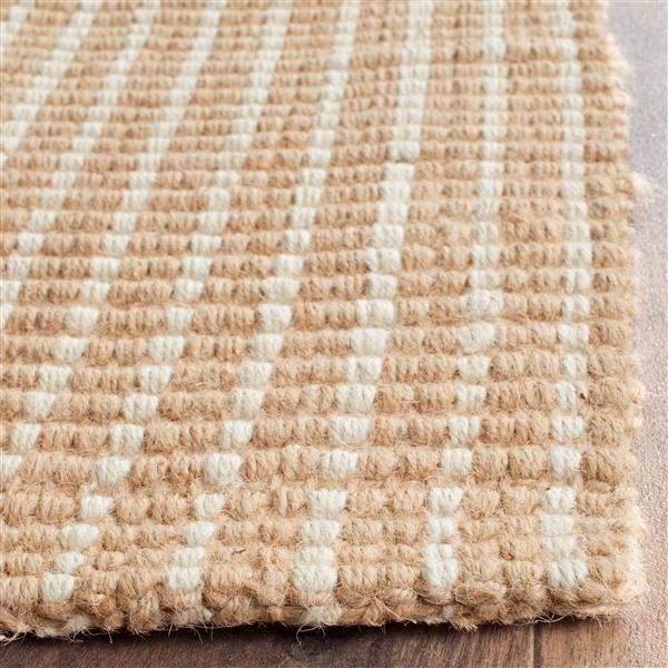 Safavieh Natural Fiber Solid Rug - 2-ft x 8-ft - Ivory/Beige