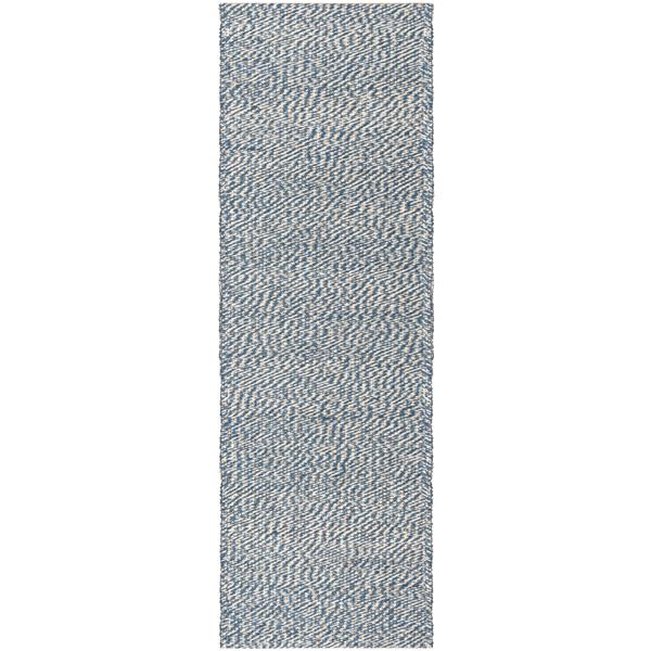 Safavieh Natural Fiber Abstract Rug - 2-ft x 6-ft - Blue/Ivory