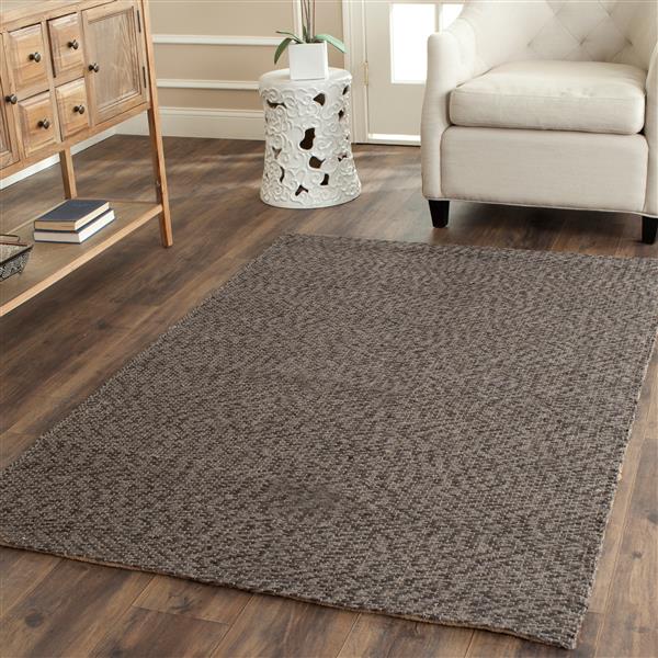 Safavieh Natural Fiber Solid Rug - 3-ft x 5-ft - Gray