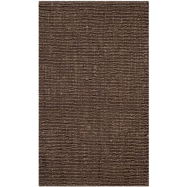 Safavieh Natural Fiber Solid Rug - 2-ft x 4-ft - Brown