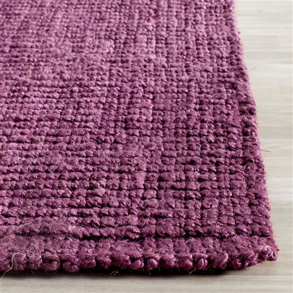 Safavieh Natural Fiber Solid Rug - 4-ft x 6-ft - Purple