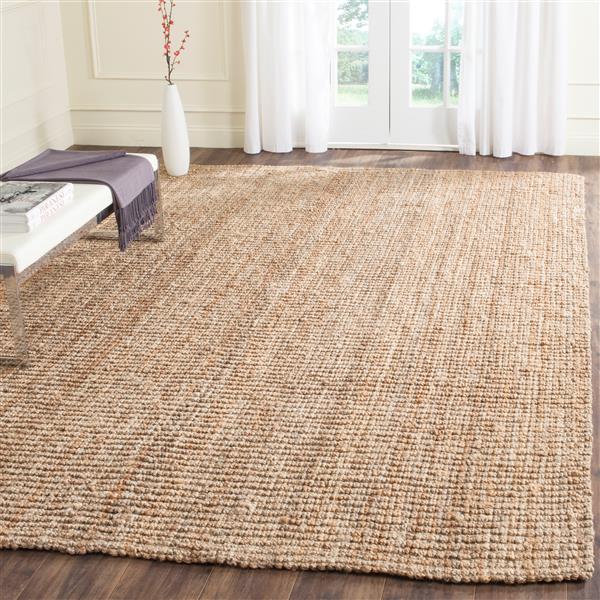 Safavieh Natural Fiber Solid Rug - 4-ft x 6-ft - Natural Brown