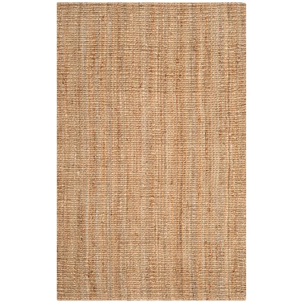 Safavieh Natural Fiber Solid Rug - 4-ft x 6-ft - Natural Brown