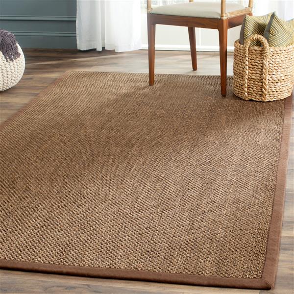 Safavieh Natural Fiber Solid Rug - 3-ft x 5-ft - Brown