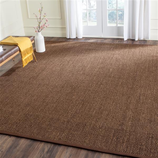 Safavieh Natural Fiber Solid Rug - 3-ft x 5-ft - Brown