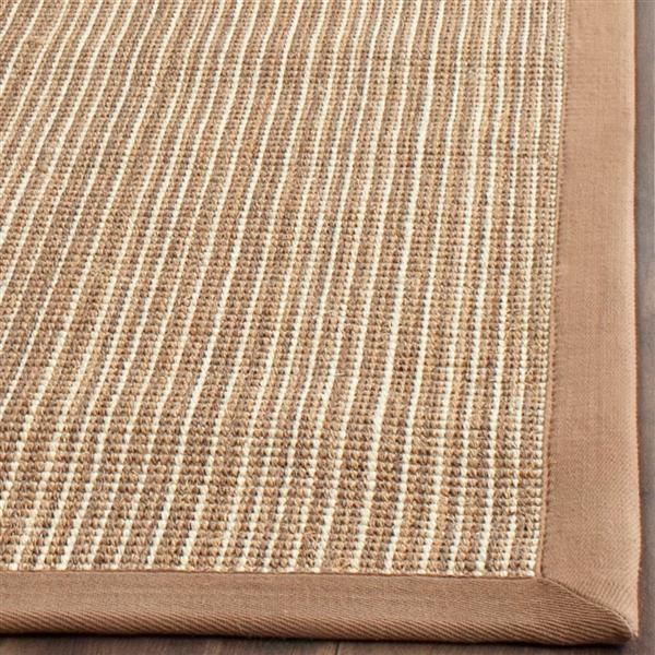 Safavieh Natural Fiber Border Rug - 4-ft x 6-ft - Tan