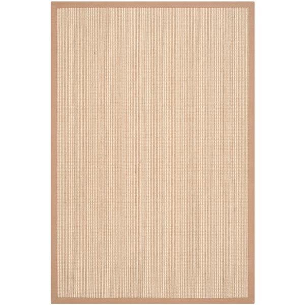 Safavieh Natural Fiber Border Rug - 4-ft x 6-ft - Tan