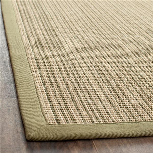 Safavieh Natural Fiber Border Rug - 4-ft x 6-ft - Green