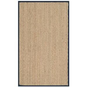 Safavieh Natural Fiber Solid Rug - 2-ft x 4-ft - Natural/Blue