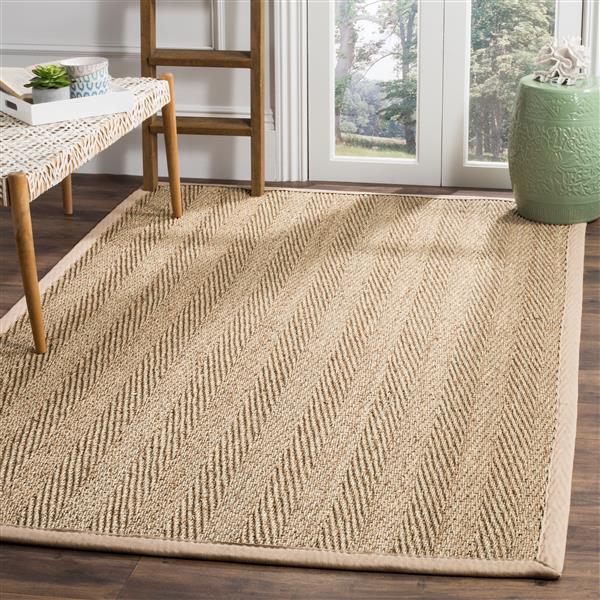 Safavieh Natural Fiber Border Rug - 2-ft x 4-ft - Natural/Beige