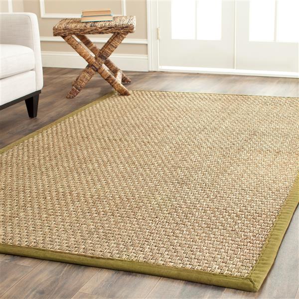 Safavieh Natural Fiber Border Rug - 2-ft x 4-ft - Olive