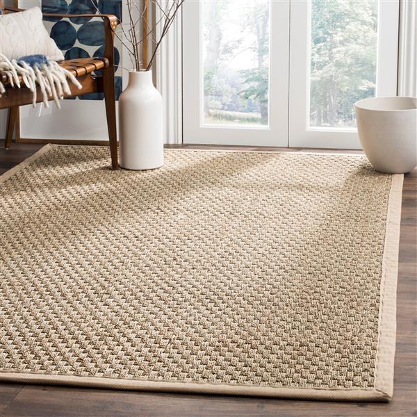 Safavieh Natural Fiber Solid Rug - 4-ft x 6-ft - Beige