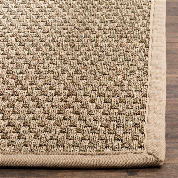 Safavieh Natural Fiber Solid Rug - 4-ft x 6-ft - Beige