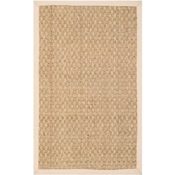 Safavieh Natural Fiber Border Rug - 2-ft x 4-ft - Beige