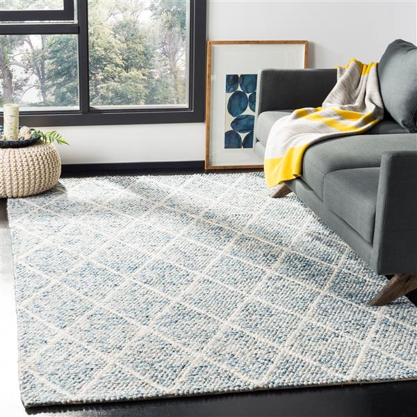 Safavieh Natura Geometric Rug - 2-ft x 3-ft - Ivory/Blue