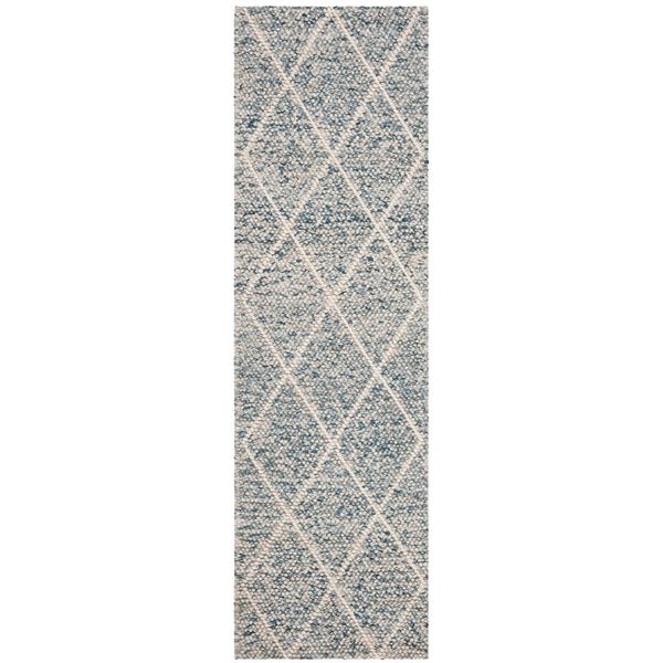 Safavieh Natura Geometric Rug - 2-ft x 8-ft - Ivory/Blue